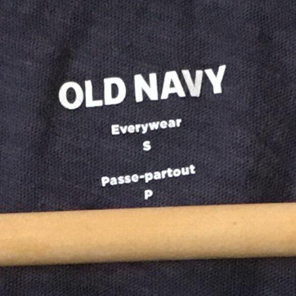 Navy Blue Everywear Rayon V-Neck Tank Top - Picture 9 of 14